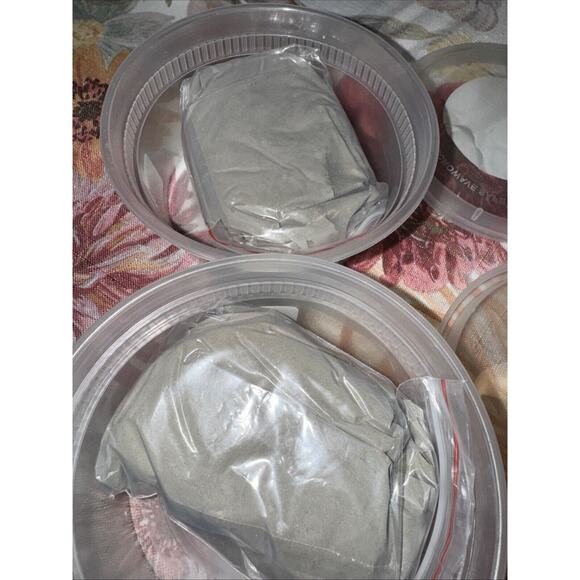 7 8 Oz Tubs Mosaic Mortar Grout BIM White X3 Pewter X2 Butter X2 All New Sealed - Picture 8 of 9